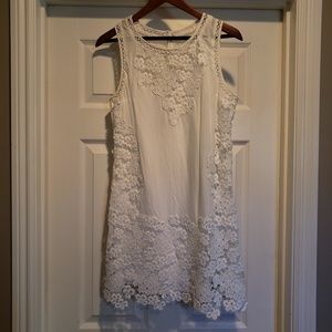 Abercrombie & Fitch white lace dress